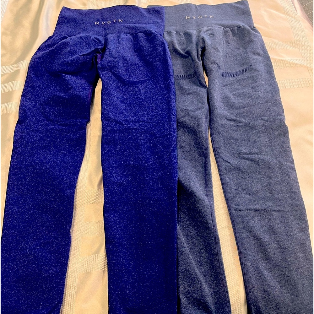 2 pairs of nvgtn leggings xs